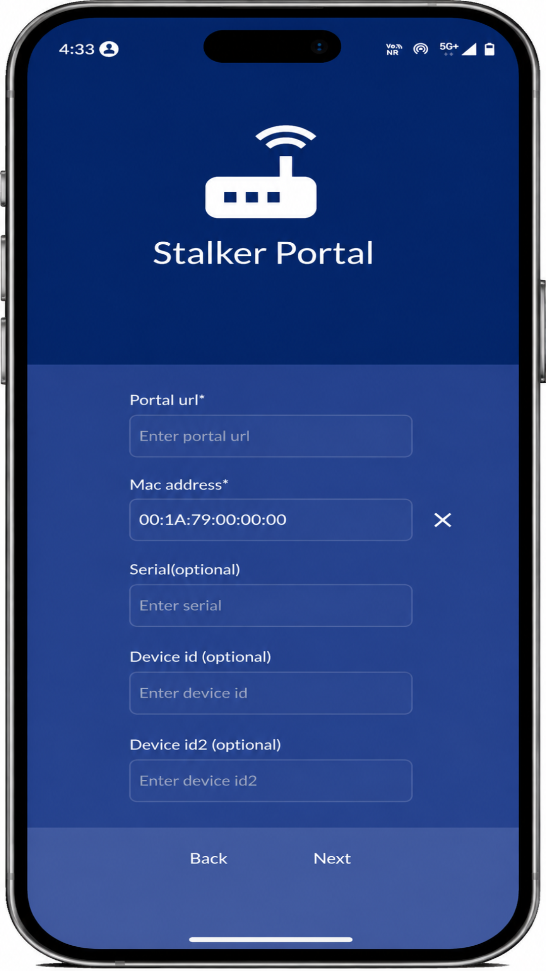 InoxTV Mobile - Settings
